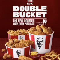 KFC Double Bucket 2021 Campaign to support Food Banks Canada