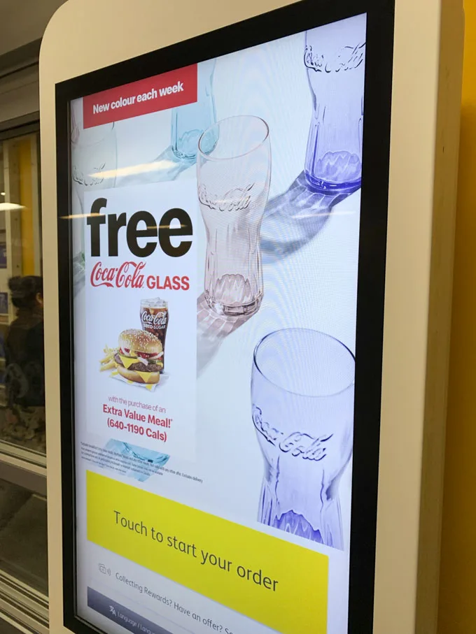 McDonald’s Coke Glasses 2021 Canada: Extra Value Meal at Walmart