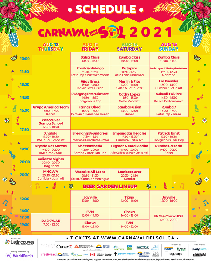 Carnaval del Sol 2021 + Latin American Experience