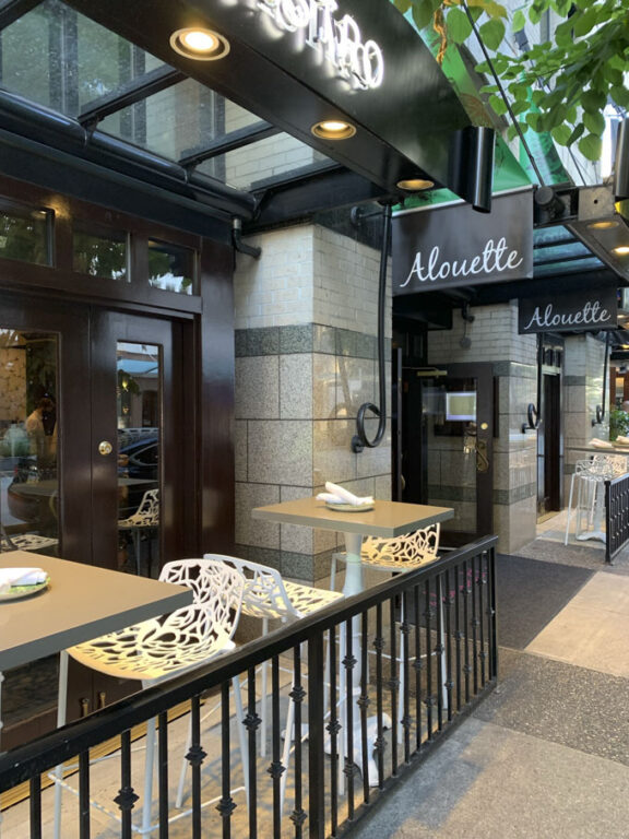 Alouette Bistro at Hotel Le Soleil Vancouver Fun, French Dining