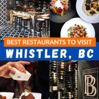 Best Restaurants in Whistler 2021