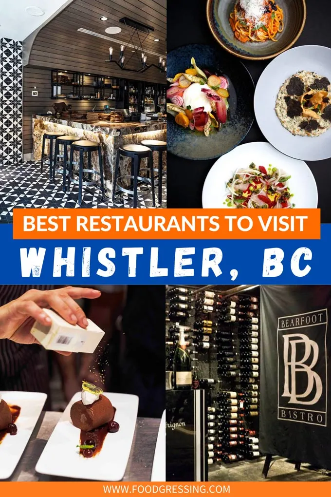 Best Restaurants in Whistler 2021