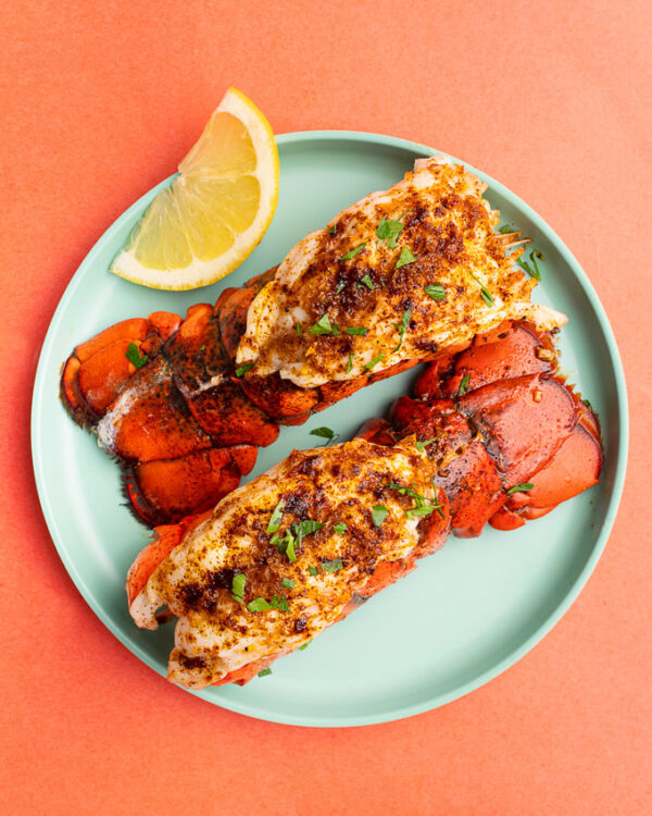 Spicy Air Fryer Lobster Tails Recipe