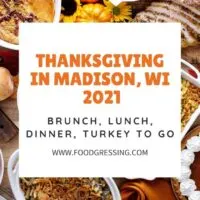 Thanksgiving in Madison 2021: Dinner, Turkey to Go, Restaurants