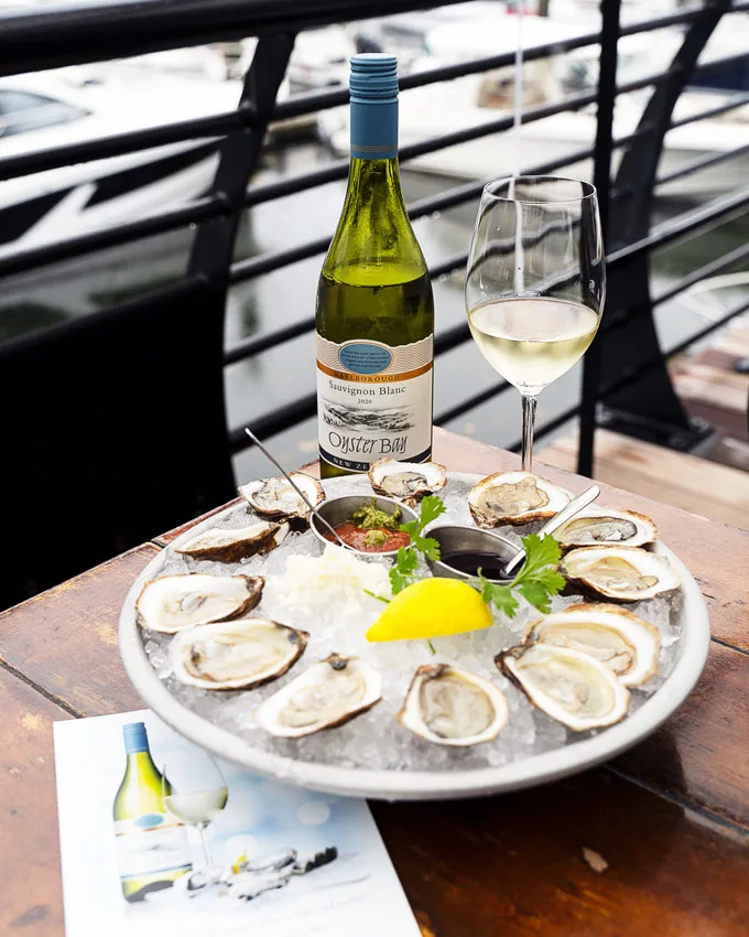 The Sandbar and Cardero's Oysters Promotion with Oyster Bay Wines