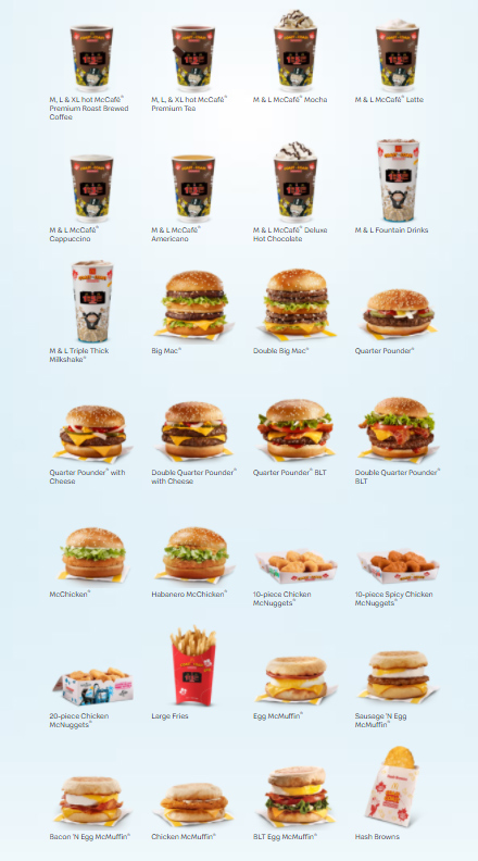 McDonald's Monopoly Canada 2021