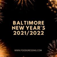 New Year's Eve Baltimore 2021 and Day Brunch 2022
