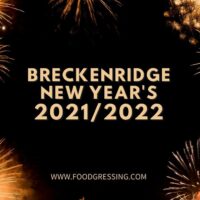 New Year's Eve Breckenridge 2021 and Day Brunch 2022