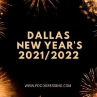 New Year's Eve Dallas 2021 and Day Brunch 2022