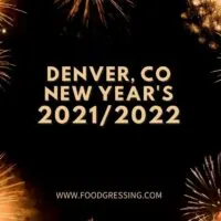 New Year's Eve Denver 2021 and Day Brunch 2022