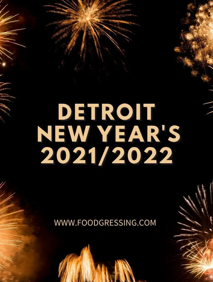 New Year's Eve Detroit 2021 and Day Brunch 2022