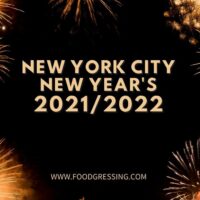 New Year's Eve NYC 2021 and Day Brunch 2022