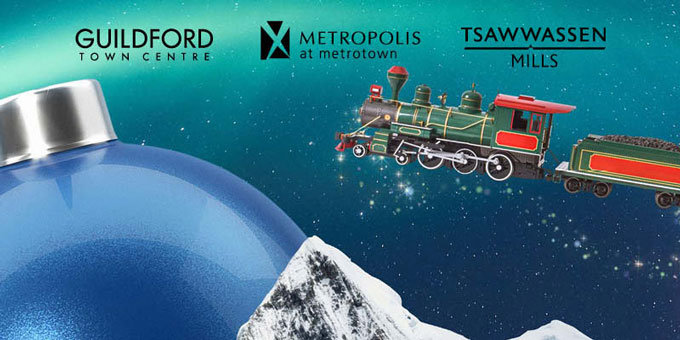 The North Star Train Experience: Guildford Centre, Metropolis and Tsawwassen Mills