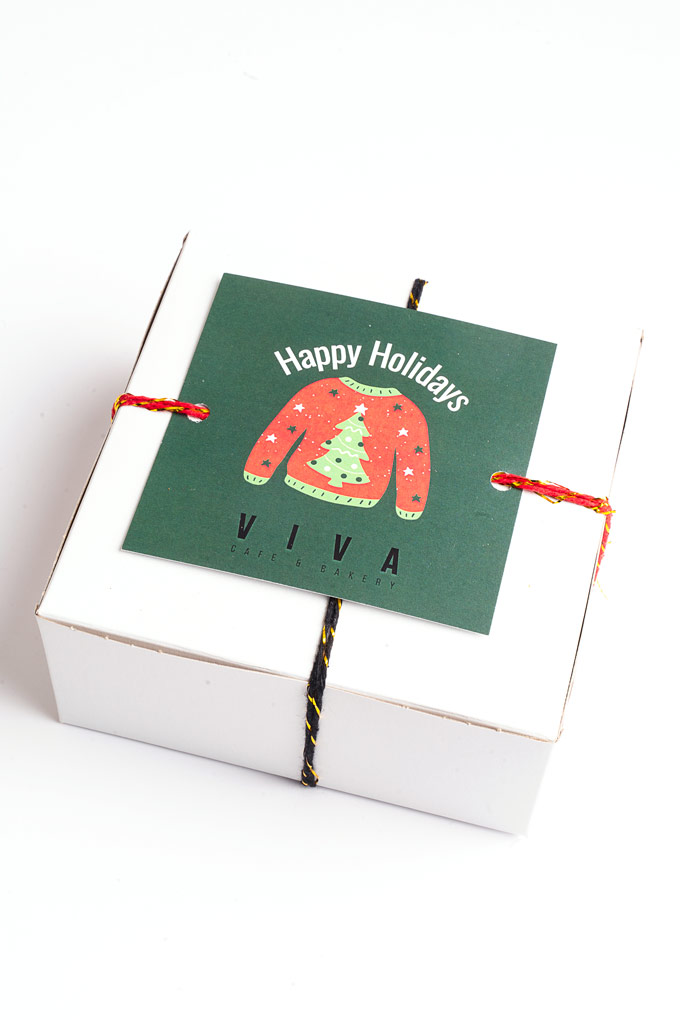 Viva Cafe Bakery Holiday Cookie Box