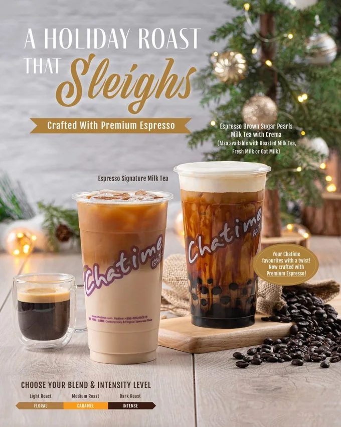 NEW Espresso Bubble Tea from Chatime