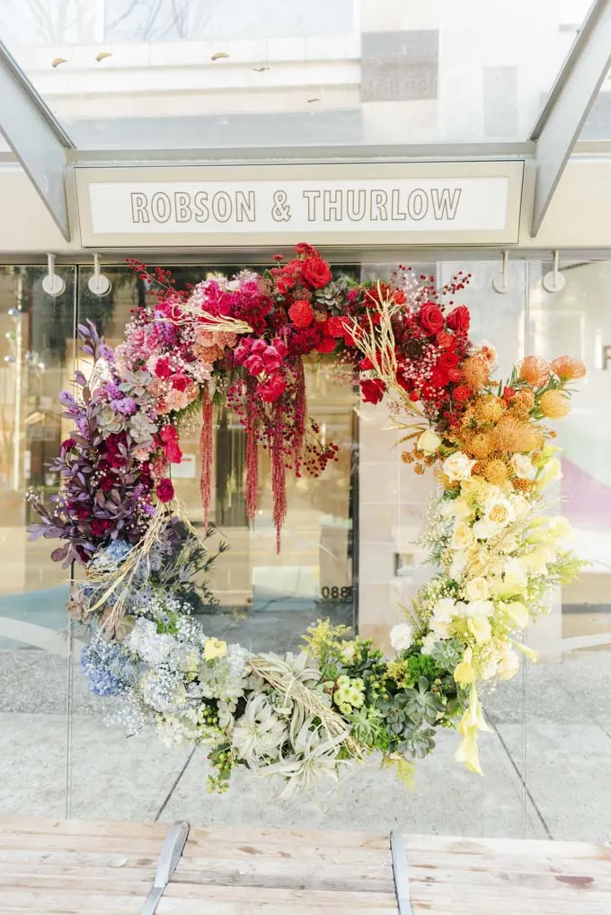 Fleurs de Villes NO&Euml;L Vancouver 2021