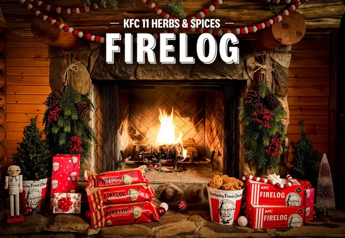 KFC Fire Log Canada 2021 Available at Canadian Tire
