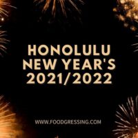 New Year's Eve Honolulu 2021 and Day Brunch 2022
