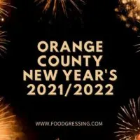 New Year's Eve Orange County 2021 and Day Brunch 2022