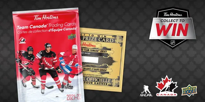 Tim Hortons Hockey Cards Team Canada 2021-2022: Collect to Win Prizes