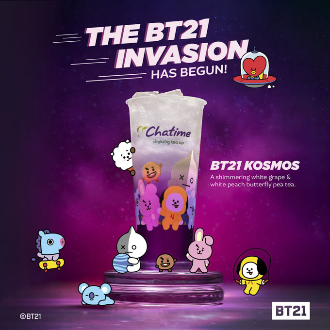 Malaysia bt21 chatime Chatime gandeng