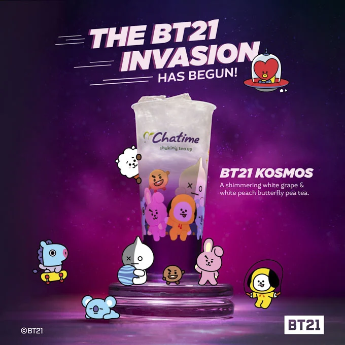Chatime BTS Collab: BT21 Campaign to Celebrate Lunar New Year