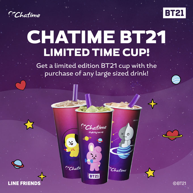 Chatime BTS Collab: BT21 Campaign to Celebrate Lunar New Year