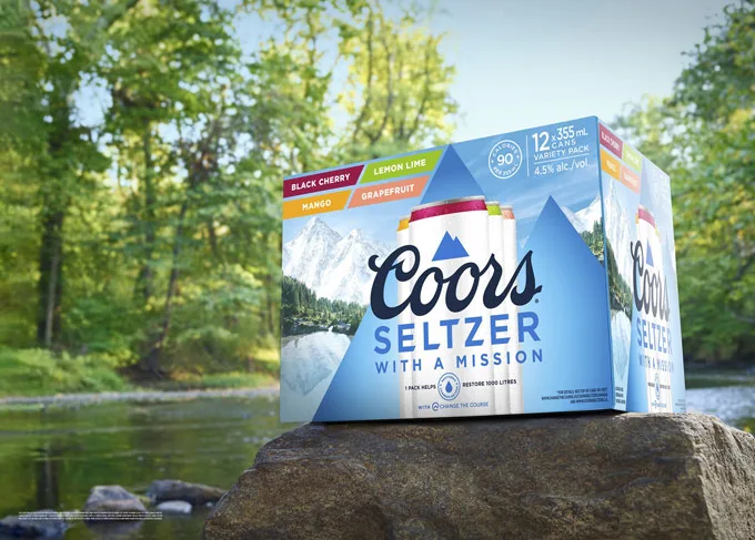 Coors Seltzer to Help Restore Over 6.5 Billion Litres of Canada's Waters