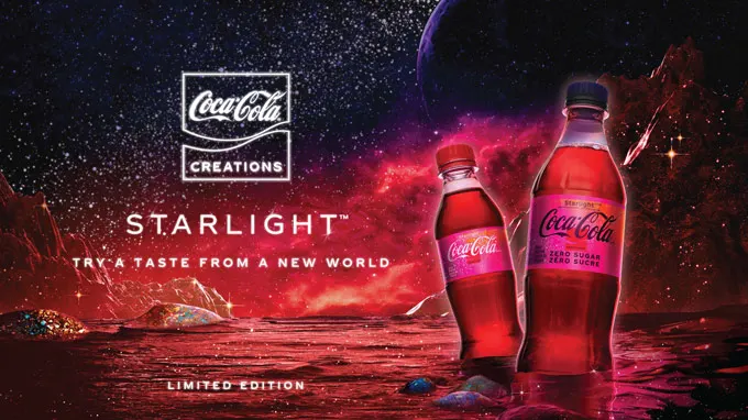 Coca-Cola Starlight: the feeling of a cold journey to space