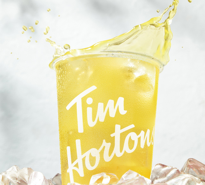 Tim Hortons Iced Tea Quencher Freshly Brewed