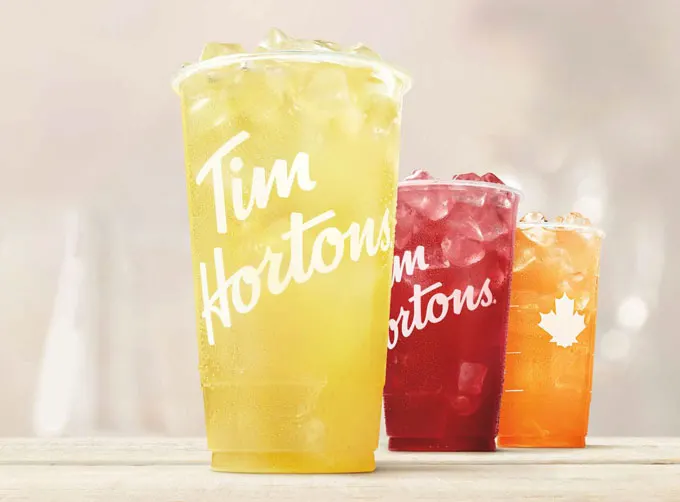 Tim Hortons Passionfruit Tea Lemonade Quencher