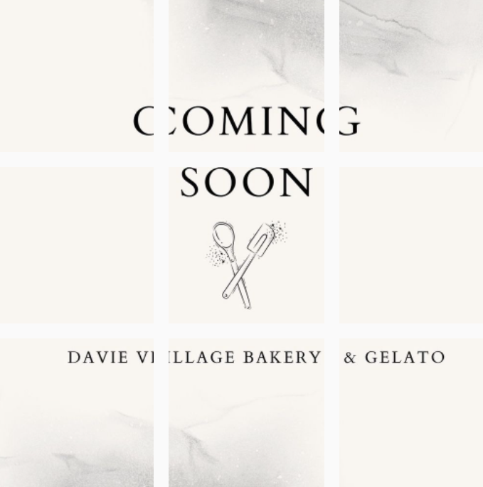 Davie Village Bakery & Gelato Vancouver Opening Soon