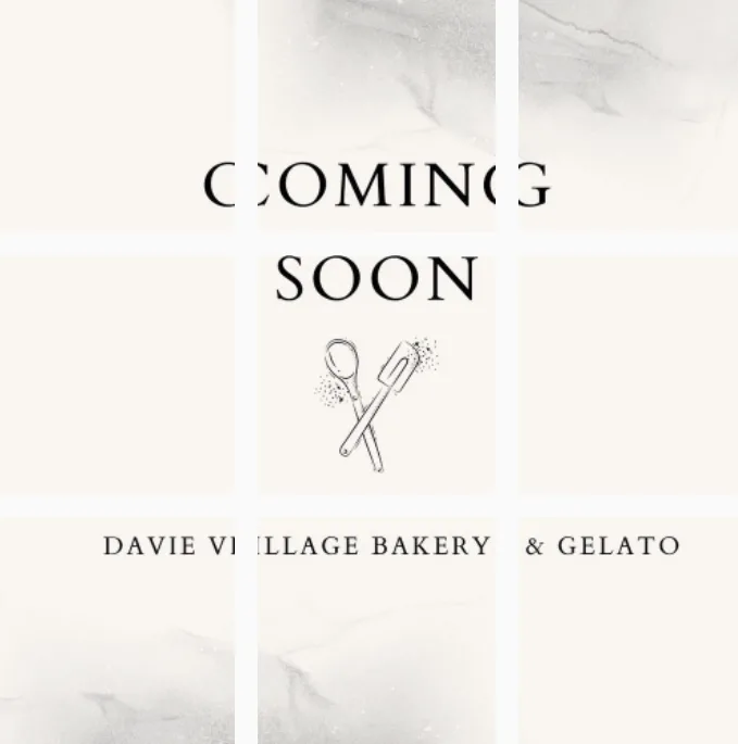 Davie Village Bakery & Gelato Vancouver Opening Soon