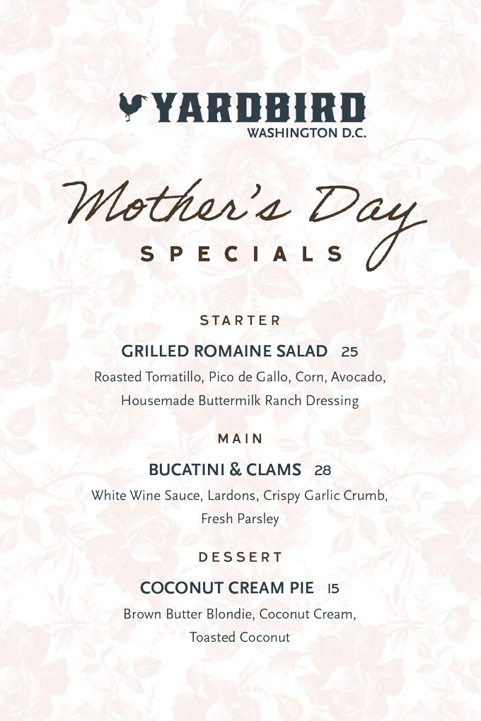 Mother's Day Washington DC 2022: Brunch, Dinner, Restaurants