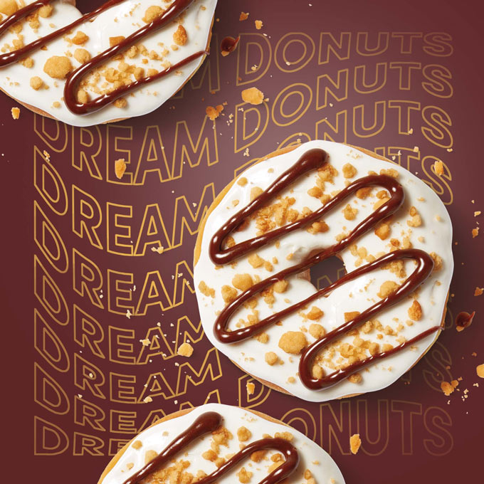 Dessert-Inspired Donut Menus : Tim Hortons Dream Donuts