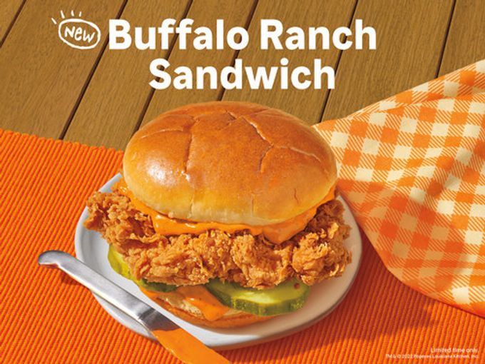 Popeyes Buffalo Ranch Chicken Sandwich