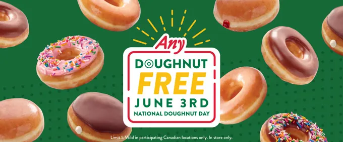 Krispy Kreme Free Donuts 2022
