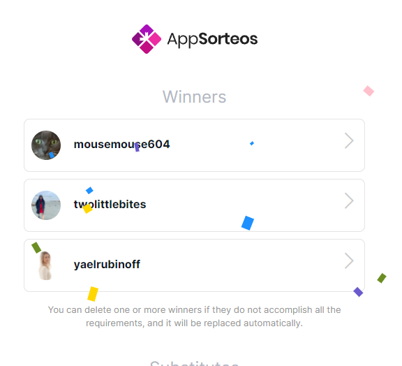 Instagram Giveaway Winner Picker