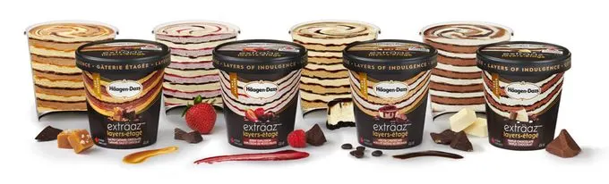 Häagen-Dazs exträaz layers
