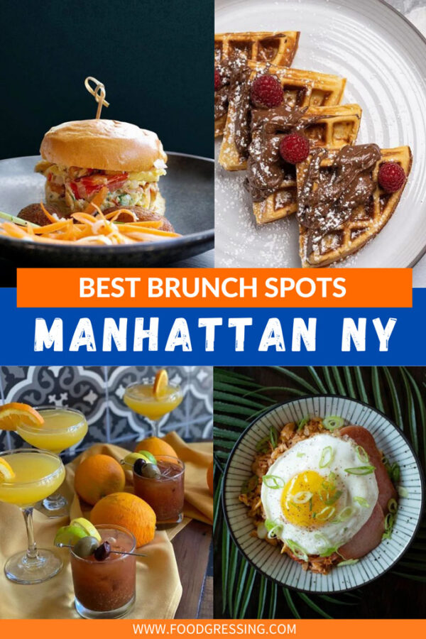 Best Brunch in Manhattan New York 2022 Cool Brunch Spots