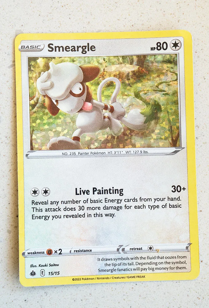 2022 McDONALD'S POKEMON - PIKACHU HOLO CARD - ON HAND