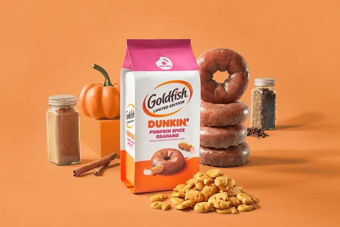 Goldfish Dunkin' Pumpkin Spice Grahams