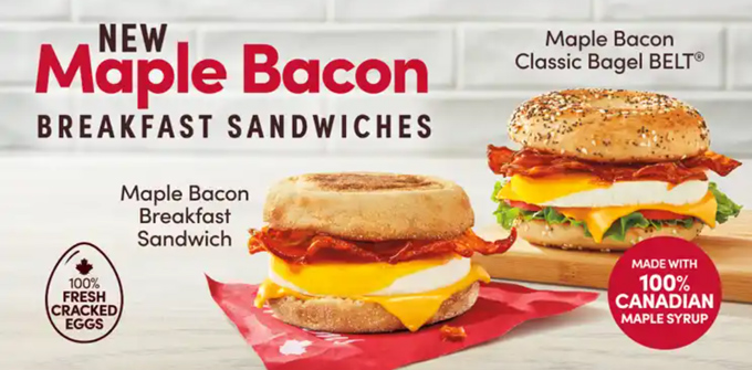 Tim hortons on sale menu breakfast