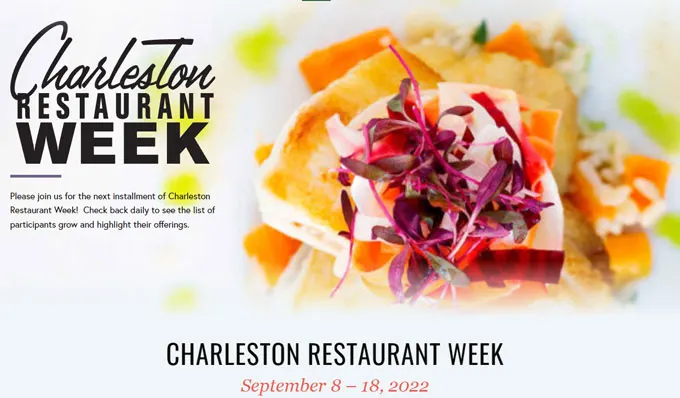 Charleston Restaurant Week 2022 September: Menus Highlights, Dates