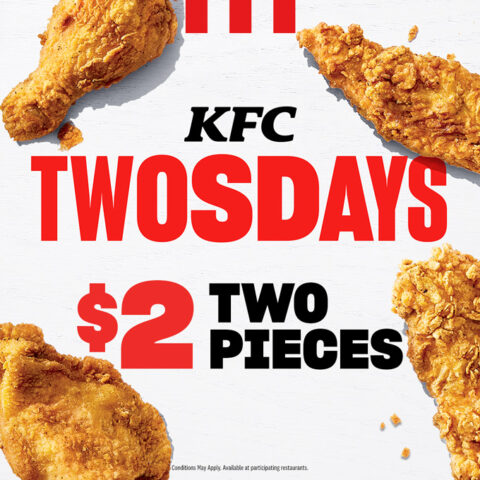 KFC Calgary Twosdays $2 deal - August 30 - Foodgressing