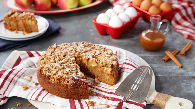 Apple Orchard Crumb Cake Recipe by Chef Lynn Crawford