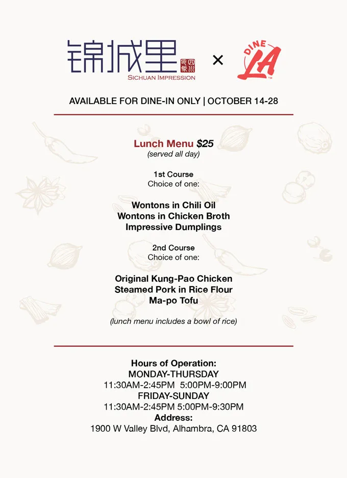 Dine LA 2022 - Los Angeles Restaurant Week 2022: Menus Highlights, Dates