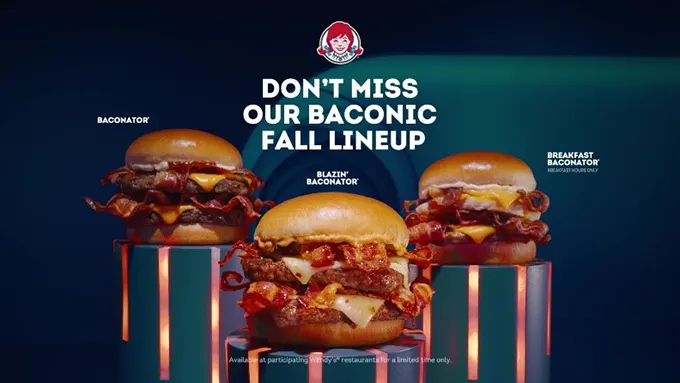 Wendy’s Baconic Fall Lineup featuring the Blazin’ Baconator