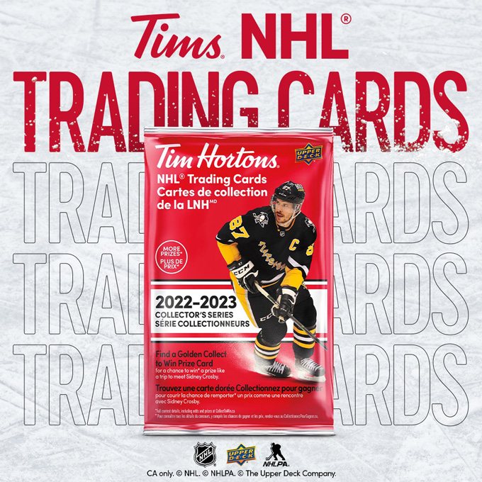 Opening 101 PACKS of 20/21 Upper Deck Tim Hortons Hockey Cards