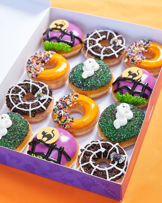 Krispy Kreme Halloween Donuts 2022 Haunted House Collection
